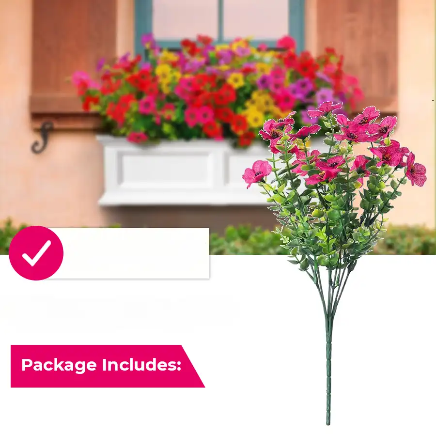 🎉 New Year Sale 50% OFF🎉Realistic UV-Resistant Outdoor Flowers – Zero Maintenance